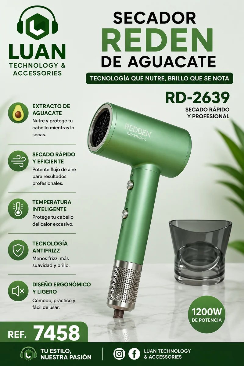 SECADOR PROFESIONAL DE AGUACATE RD-2639