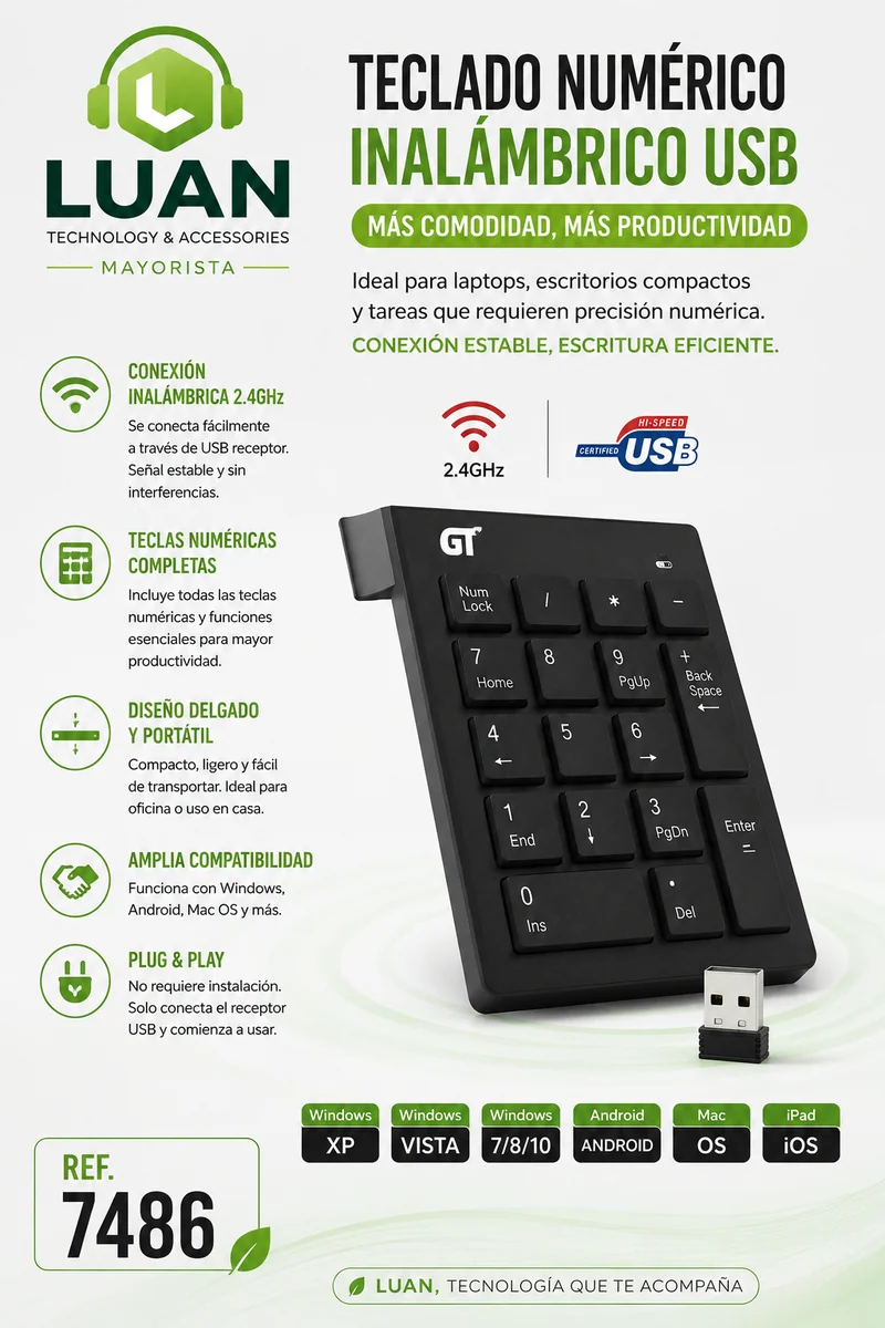 TECLADO NUMERICO GT