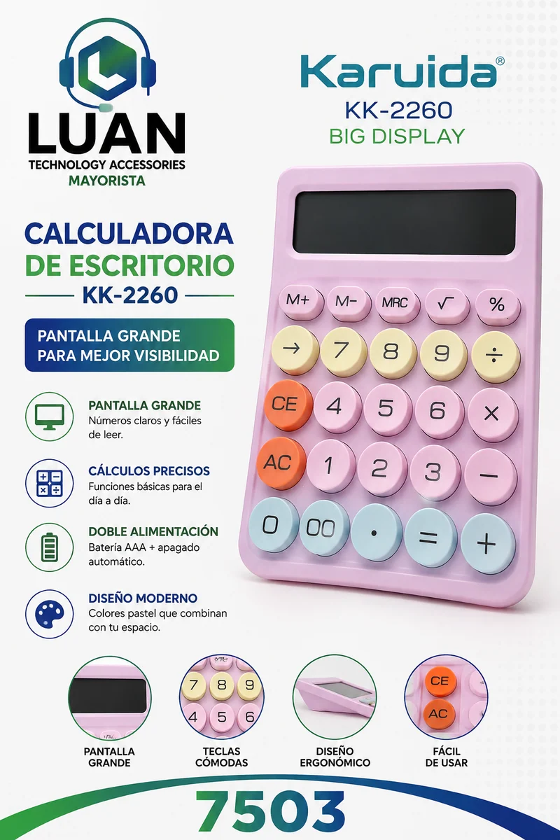 CALCULADORA KARUIDA KK-2260