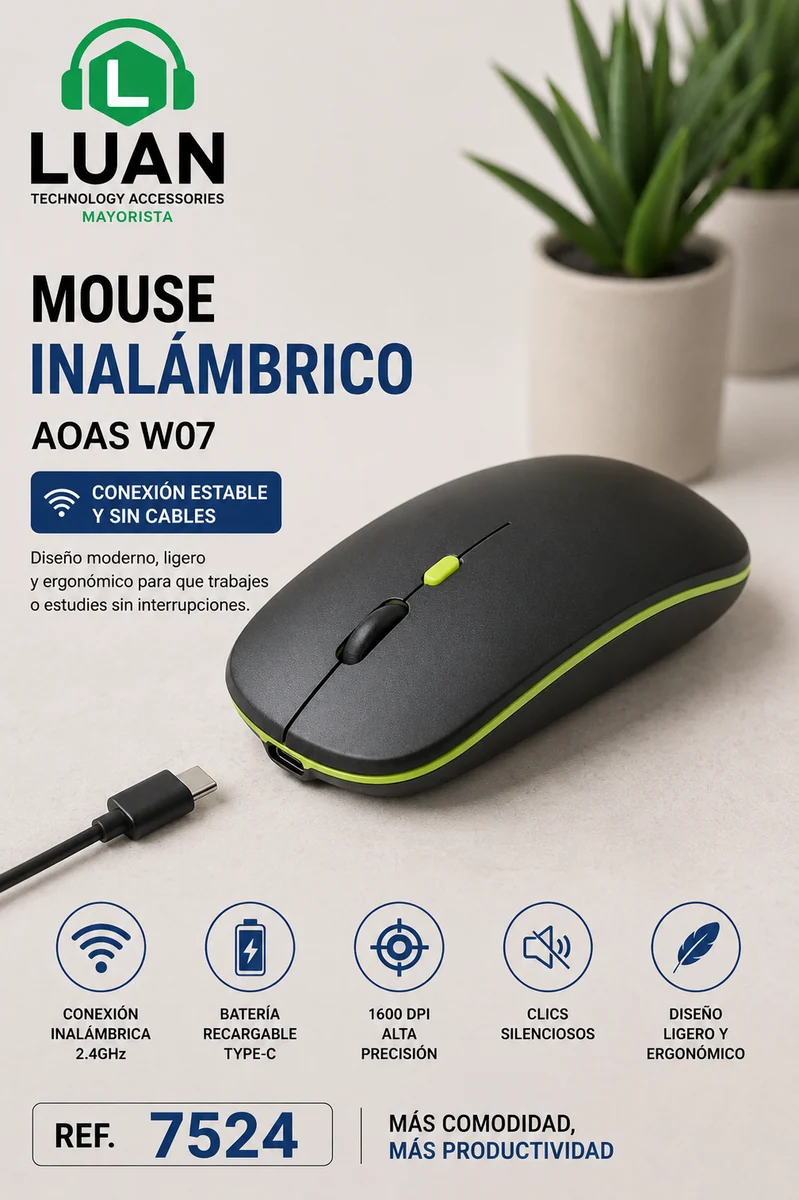 MOUSE INALAMBRICO W07