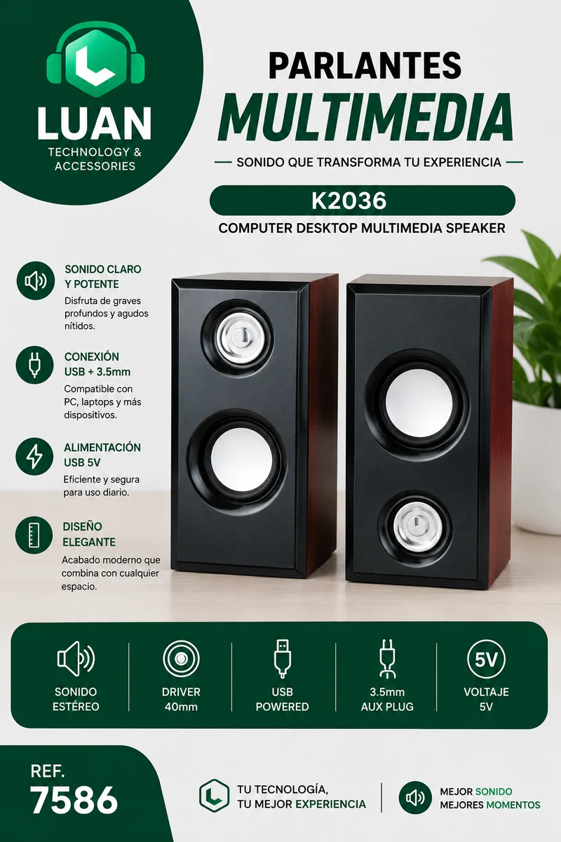 PARLANTE PARA PC K2036