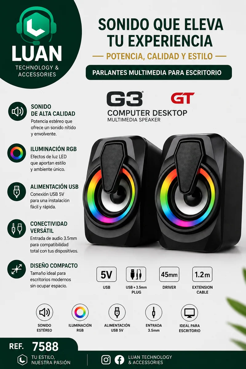 PARLANTE PARA PC G3