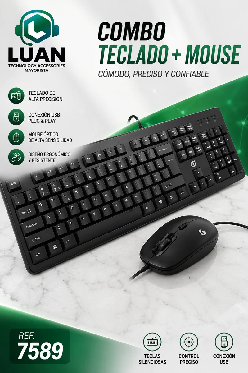 COMBO TECLADO KM1300