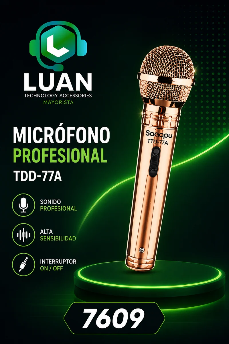 MICROFONO DORADO TTD-77A