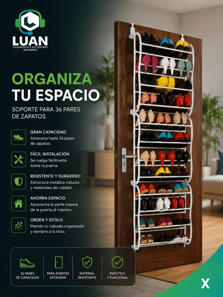 ORGANIZADOR DE ZAPATOS CON PUERTA H183