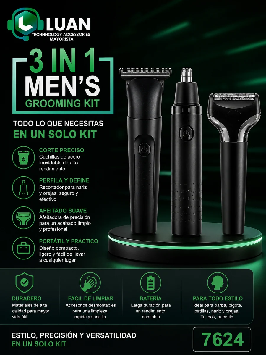 MAQUINA 3 EN 1 USB MENS