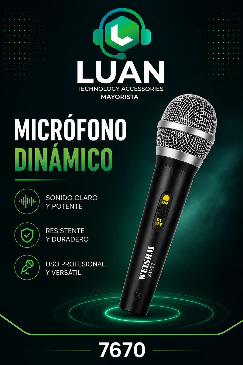 MICROFONO DINAMICO WEISRE SY-91