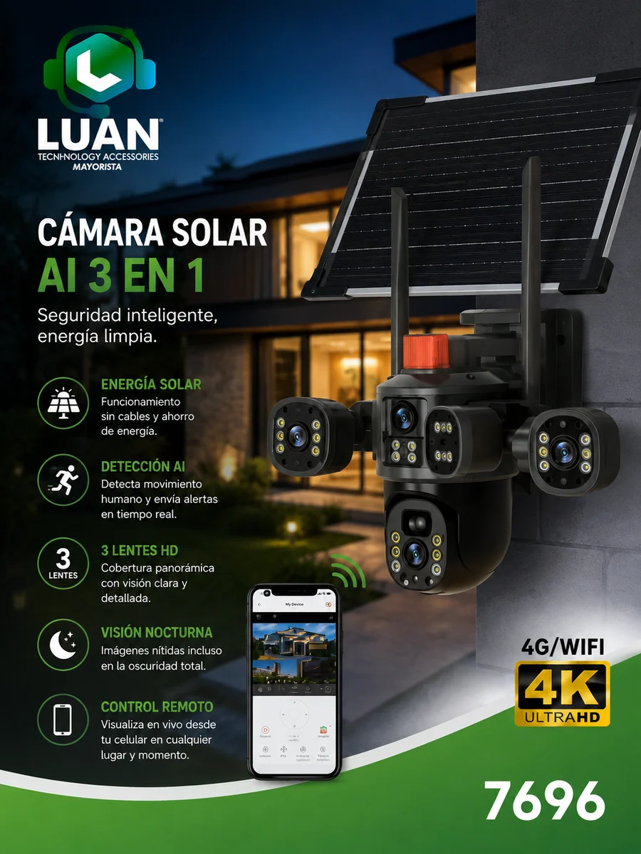 CAMARA WIFI CON PANEL SOLAR