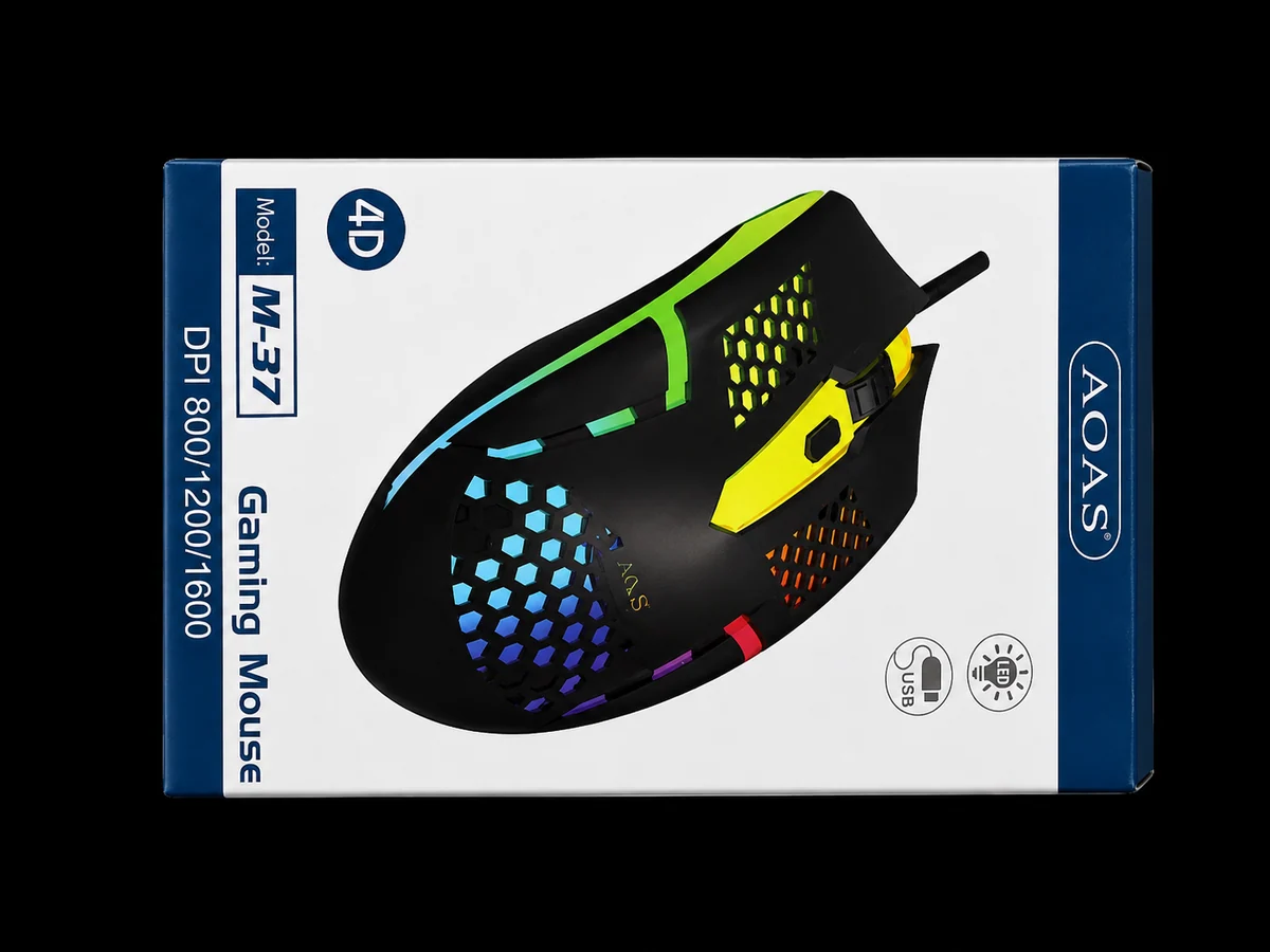 MOUSE GAMER AOAS M-37 4D
