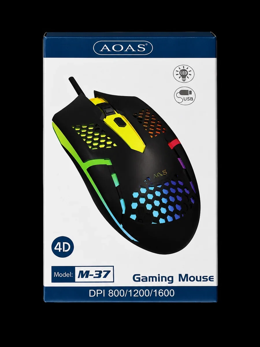 MOUSE GAMER AOAS M-37 4D