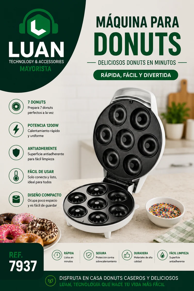 MAQUINA DE DONAS 1200W