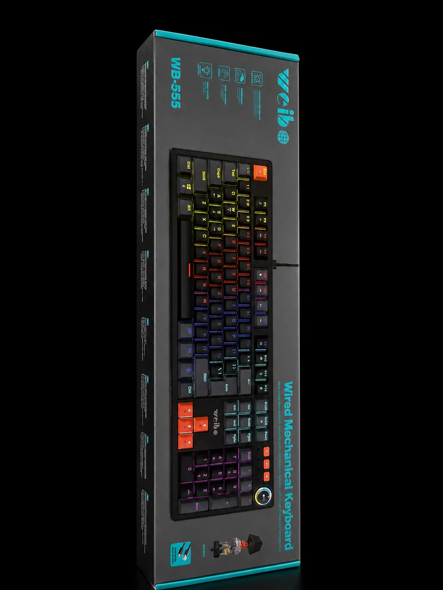 TECLADO MECANICO WEIBO WB-555