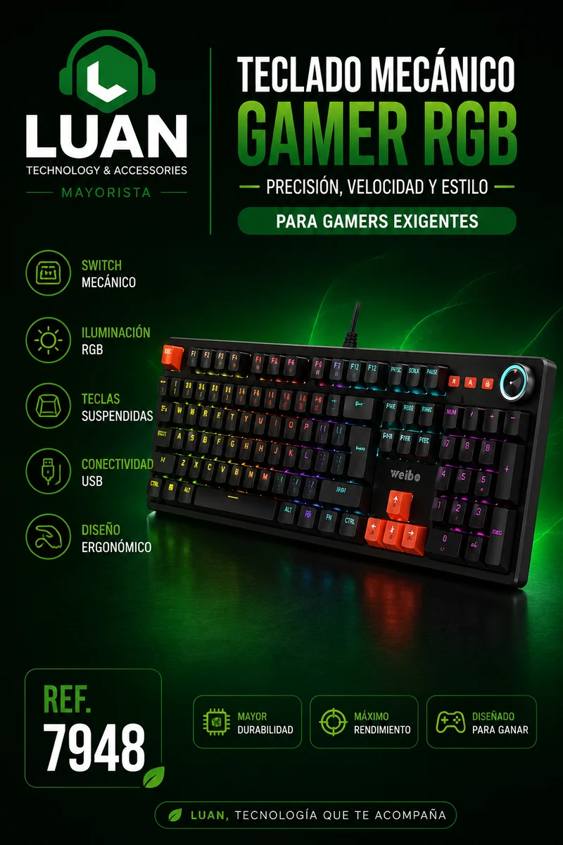 TECLADO MECANICO WEIBO WB-555