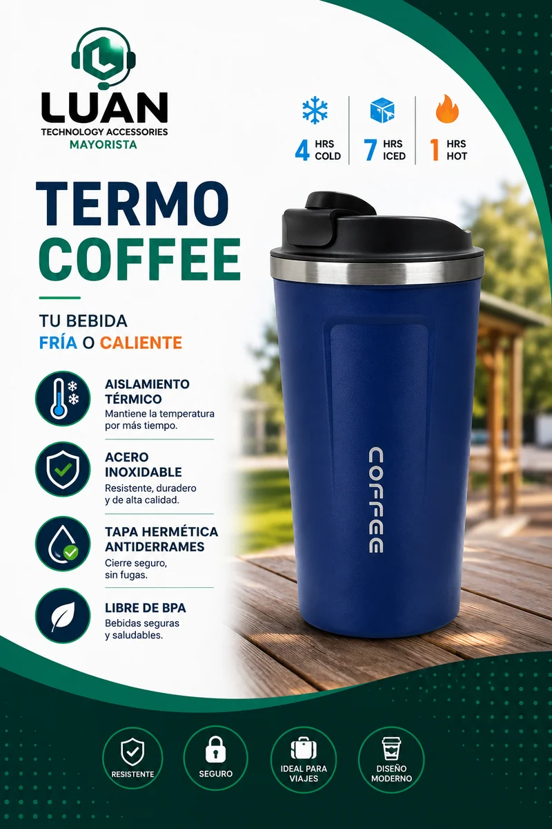 TERMO COFFEE ACERO INOXIDABLE