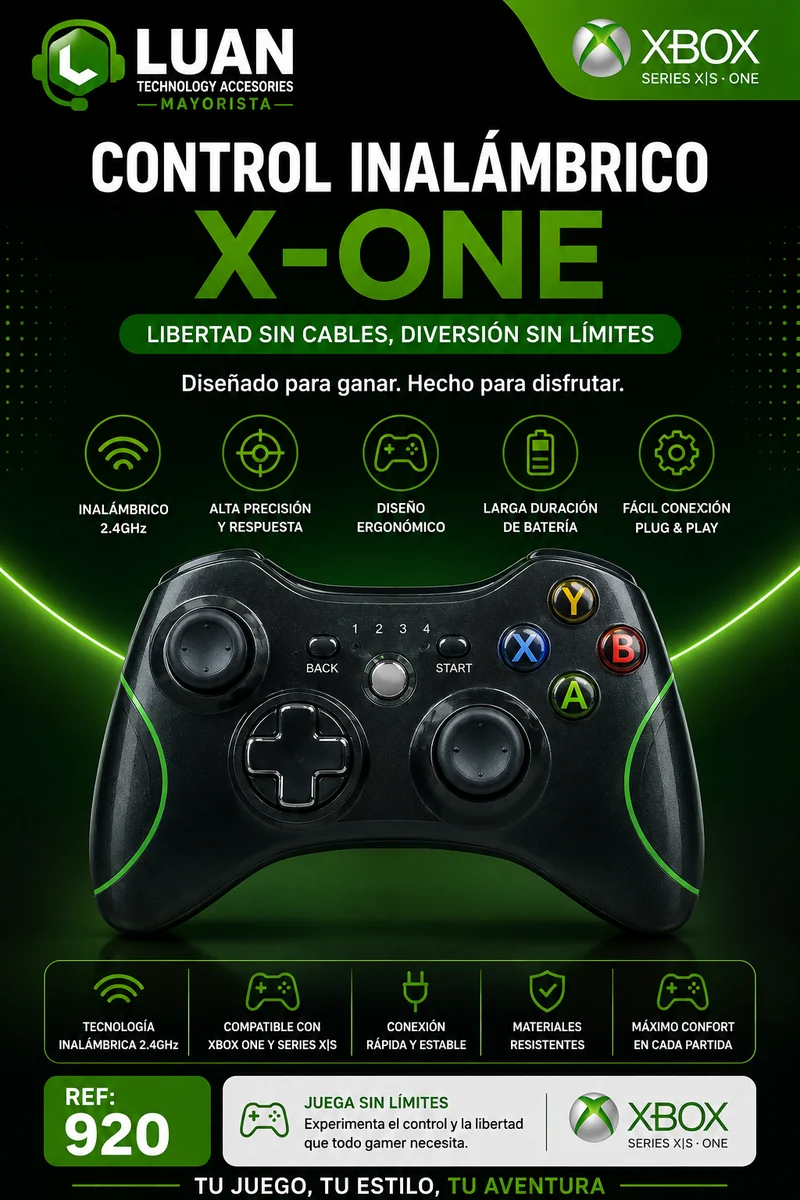 CONTROL X-ONE INALAMBRICO