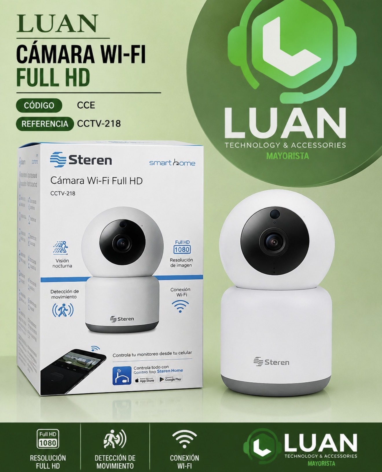 Cámara Wifi Full HD